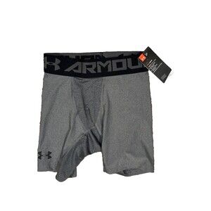 NWT Under Armour  HeatGear Compression Shorts  Men's sz S Grey  Small